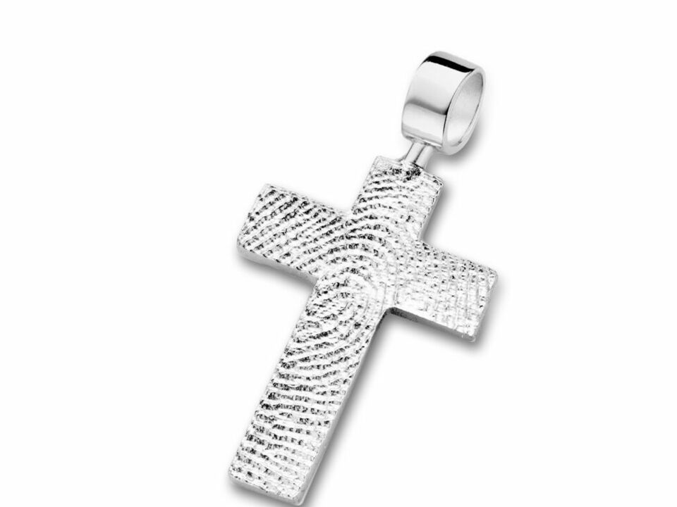 Anhänger "faith" in silber